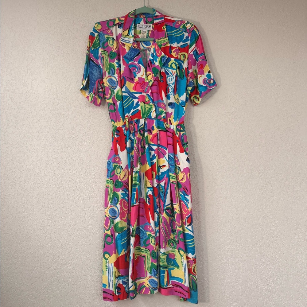 Vintage 80s does 50s RL Stevens day dress